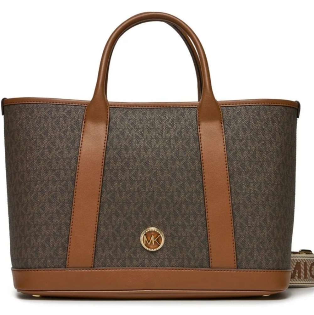 Michael Kors Luisa Medium Satchel Bag Brown 30R4G99S2V Women's NWOT